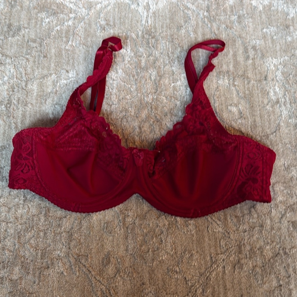 Rampage Red Lace Bra